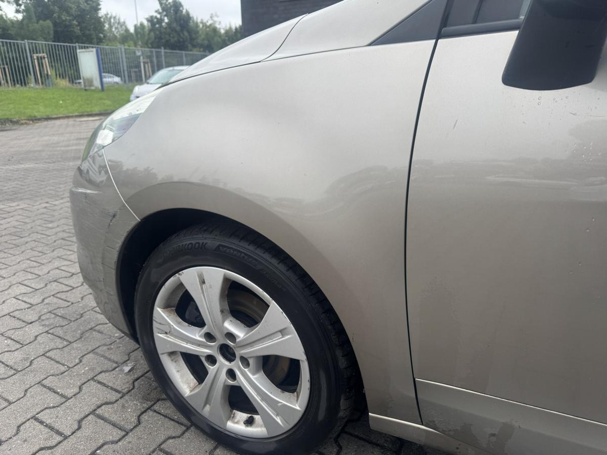 Renault Scenic 3 original Kotfl&uuml;gel vorne links DQ44 Bleu Odyssee Metallic Bj.2009